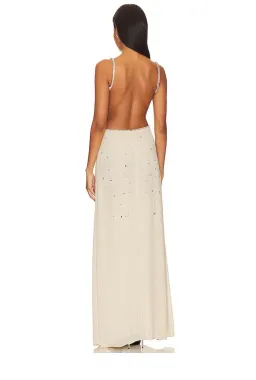 Deana Gown in Beige Neutral NBD size xs for rent on The Volte - image 2