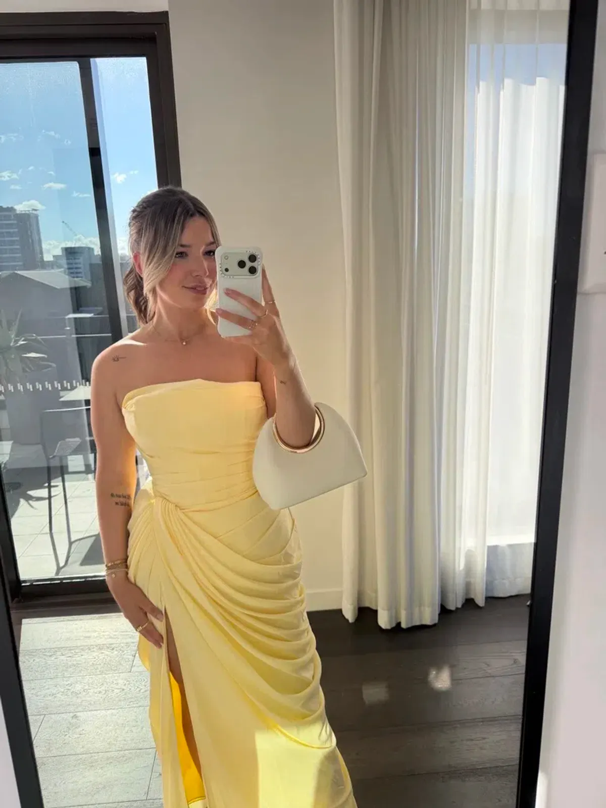 Babyboo Cyra Maxi Dress - Lemon for rent on The Volte - main image