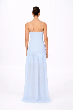 Jefre Sèi Renata dress bay blue XS for rent on The Volte - image 3