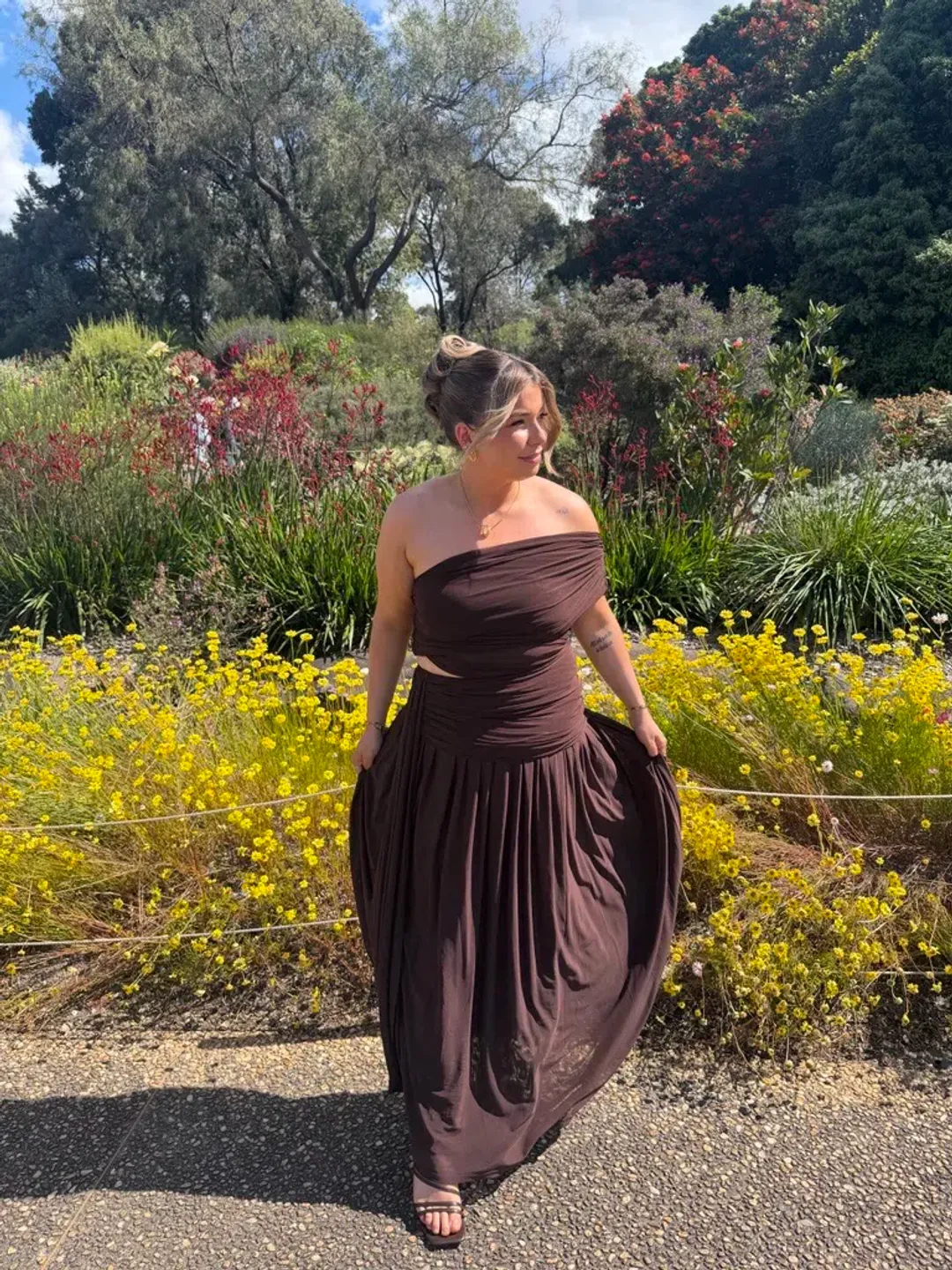Melani the Label Marbella Skirt & Eve Top Set for rent on The Volte - main image