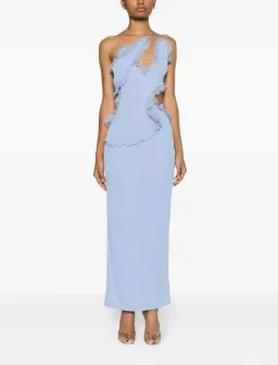Christopher Esber Carina Interlinked Dress Blue Size 6 for rent on The Volte - image 1