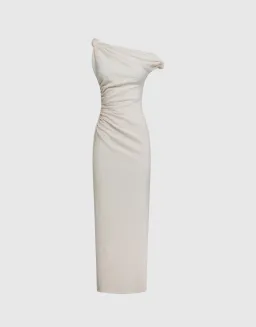 Sheike Willow Midi Dress Ivory White Sz14 for rent on The Volte - image 2