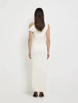 Sheike Willow Midi Dress Ivory White Sz14 for rent on The Volte - image 3