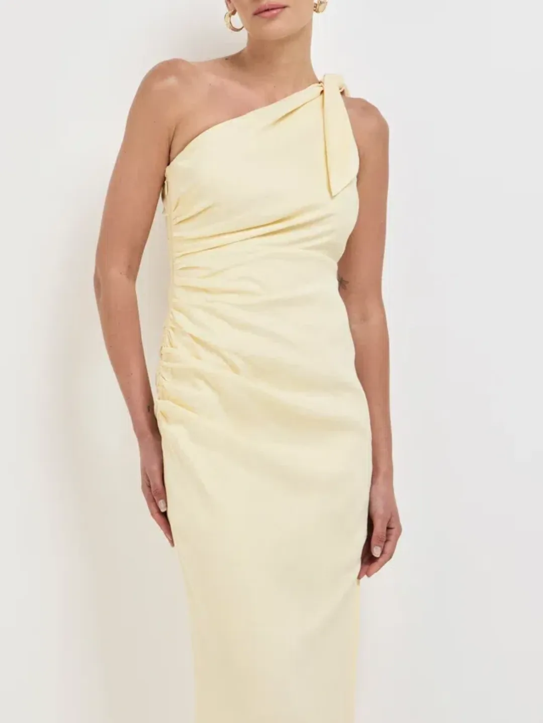 Sheike Kennedy Dress in Limoncello for rent on The Volte - main image