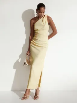 Sheike Kennedy Dress in Limoncello for rent on The Volte - image 1