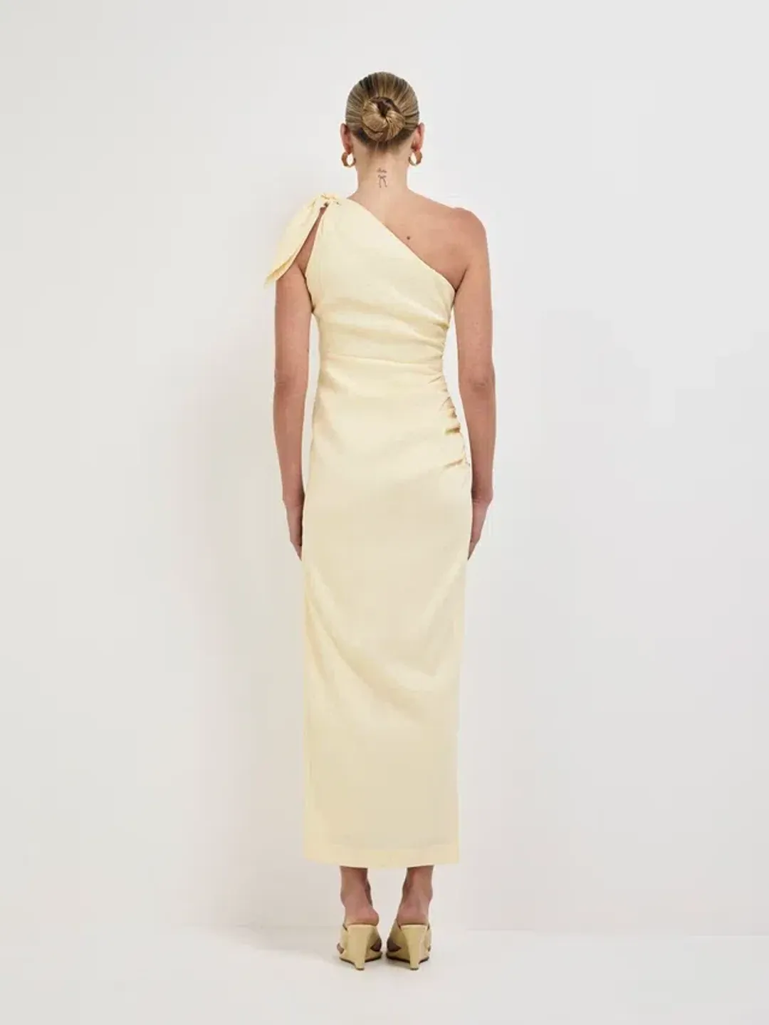 Sheike Kennedy Dress in Limoncello for rent on The Volte - main image