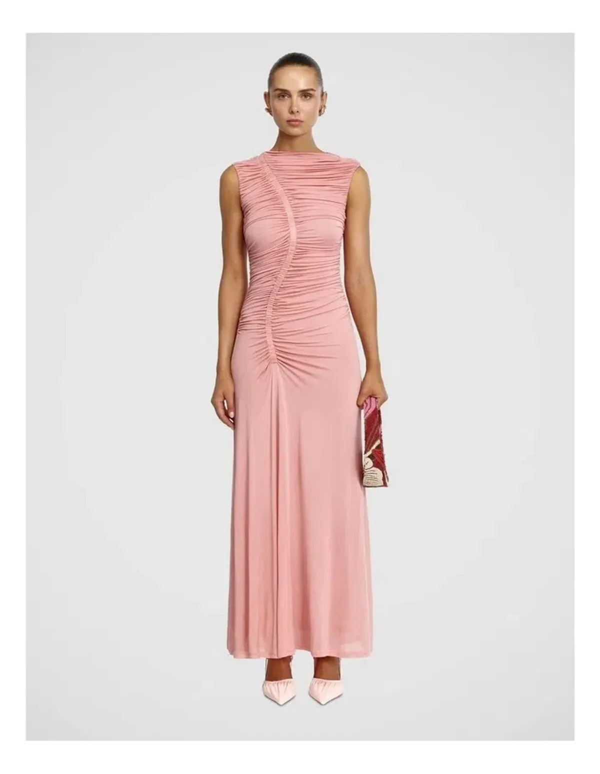 Acler Gillan Maxi Dress in Rose Petal size 6 - Image 1
