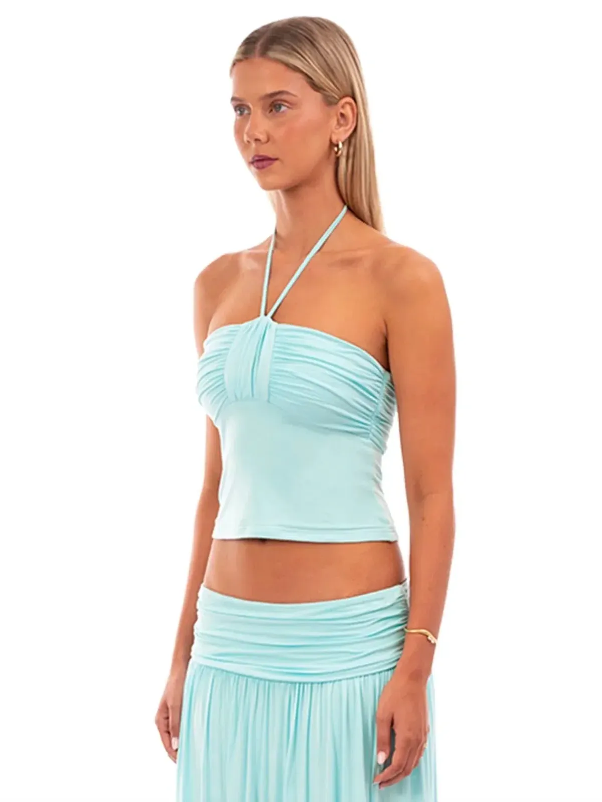 I AM DELILAH Mariella Halter Top & Maxi Skirt. Size S / 8-10 AU - Image 3