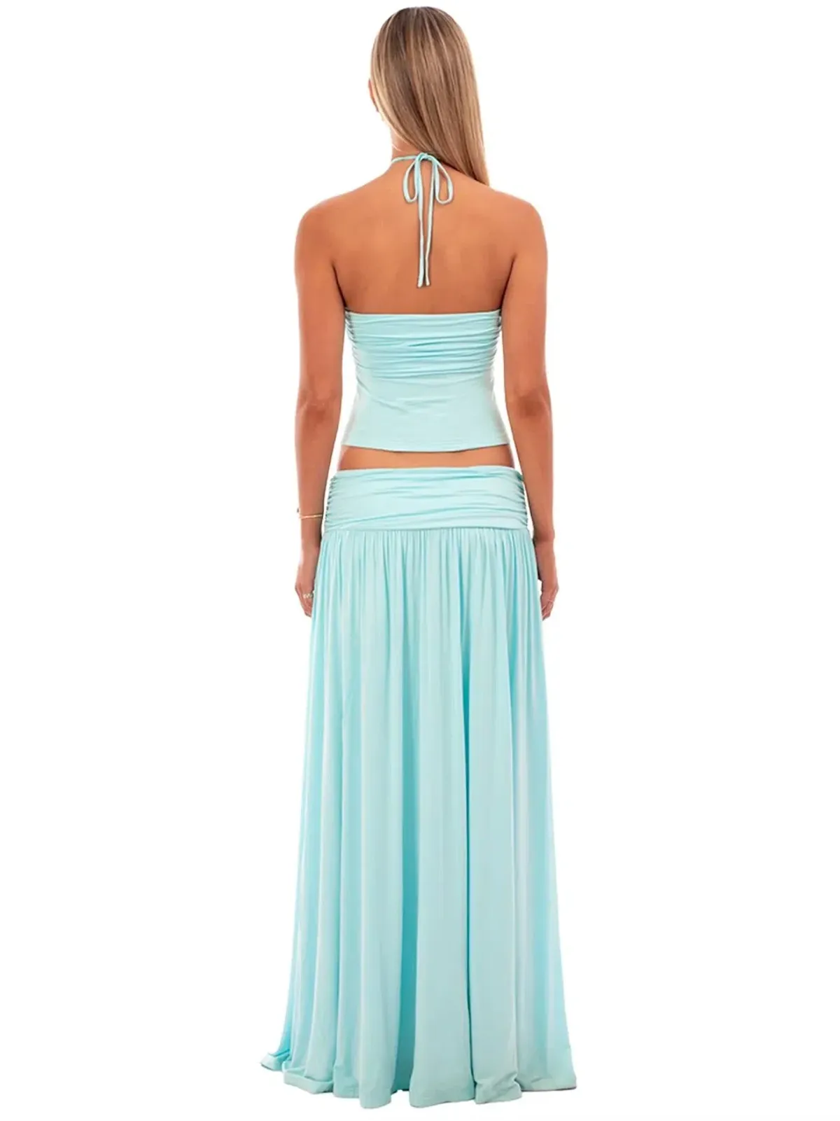I AM DELILAH Mariella Halter Top & Maxi Skirt. Size S / 8-10 AU - Image 6