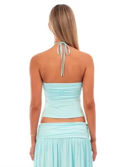 I AM DELILAH Mariella Halter Top & Maxi Skirt. Size S / 8-10 AU for rent on The Volte - image 5