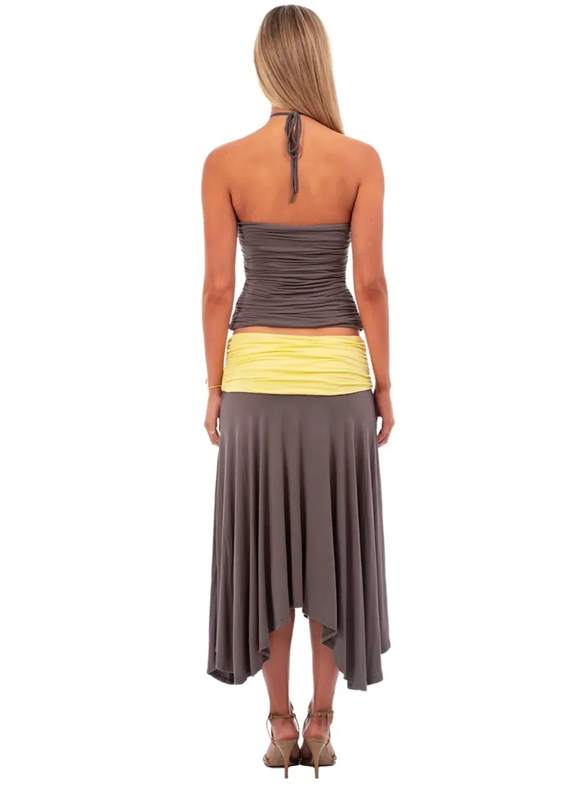 I AM DELILAH Verona Halter Top & Midi Skirt. Size S (8-10 AU) - Image 4