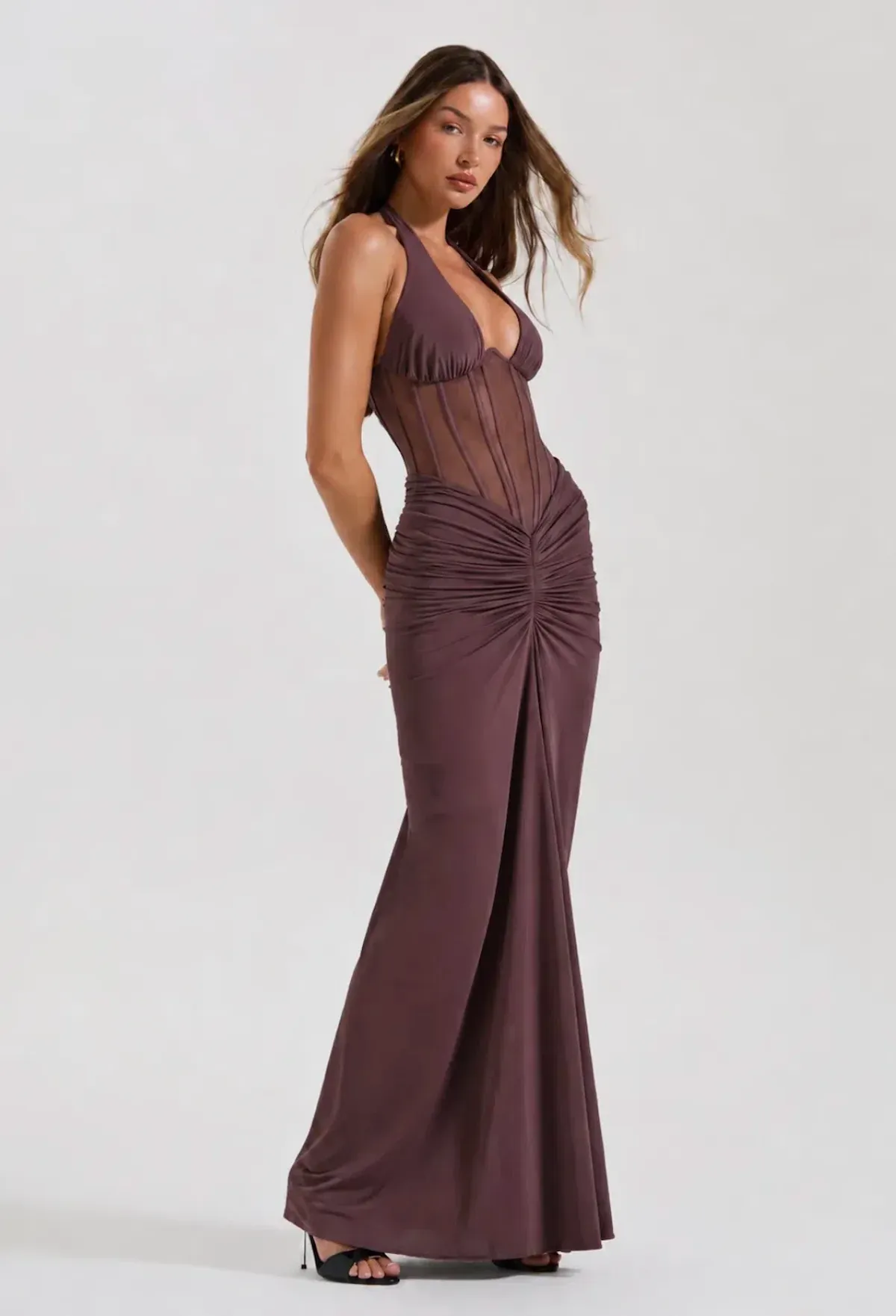SYDNEY LANE GRACE UNDERWIRE CORSET & MAXI SKIRT. SIZE S (6-8 AU) - Image 2