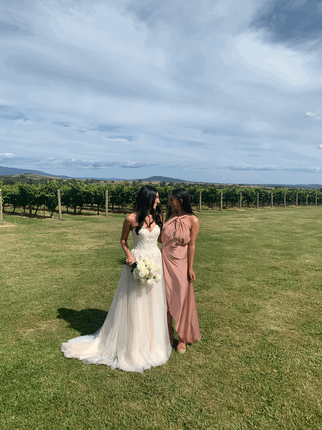 One Fell Swoop- Audrey dress in dusty rose for rent on The Volte - main image