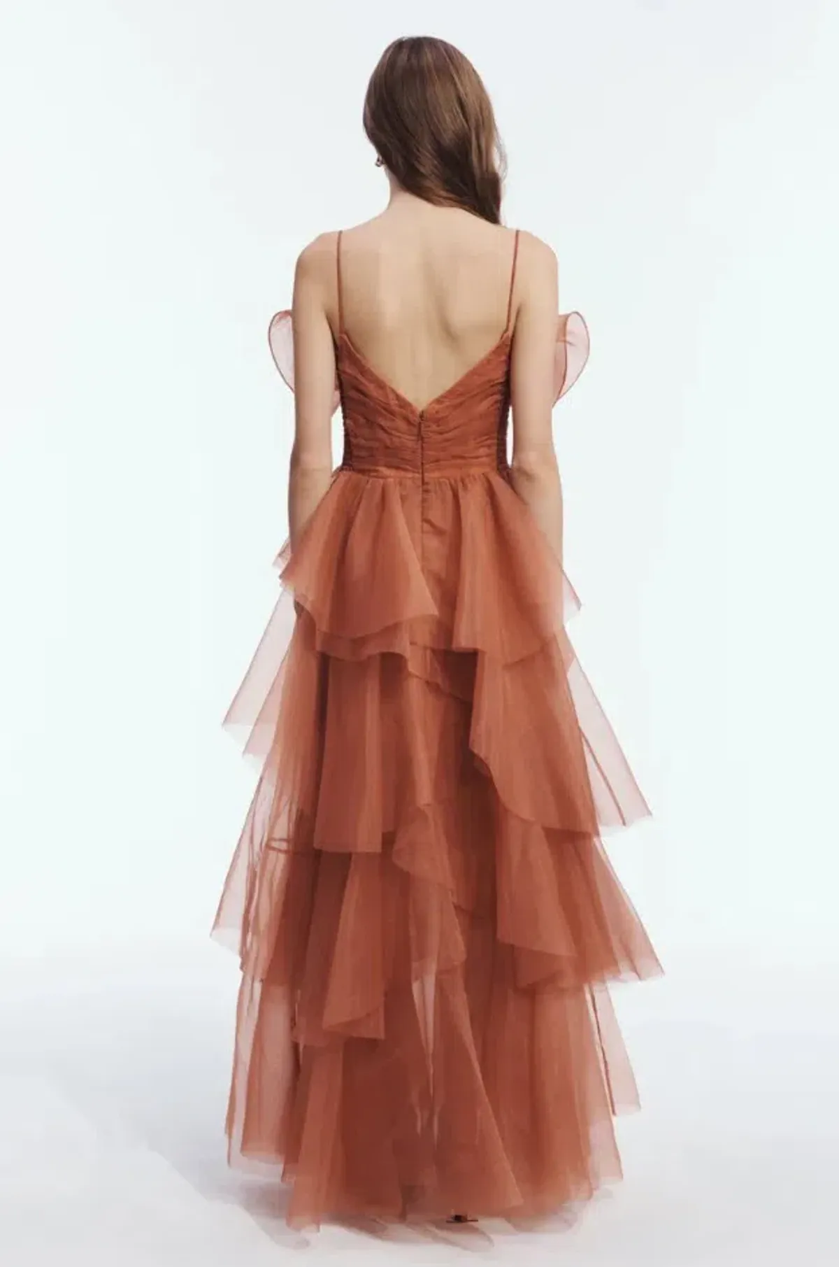 AJE Vionette Maxi Dress / Gown Rust Size 8 - Image 4