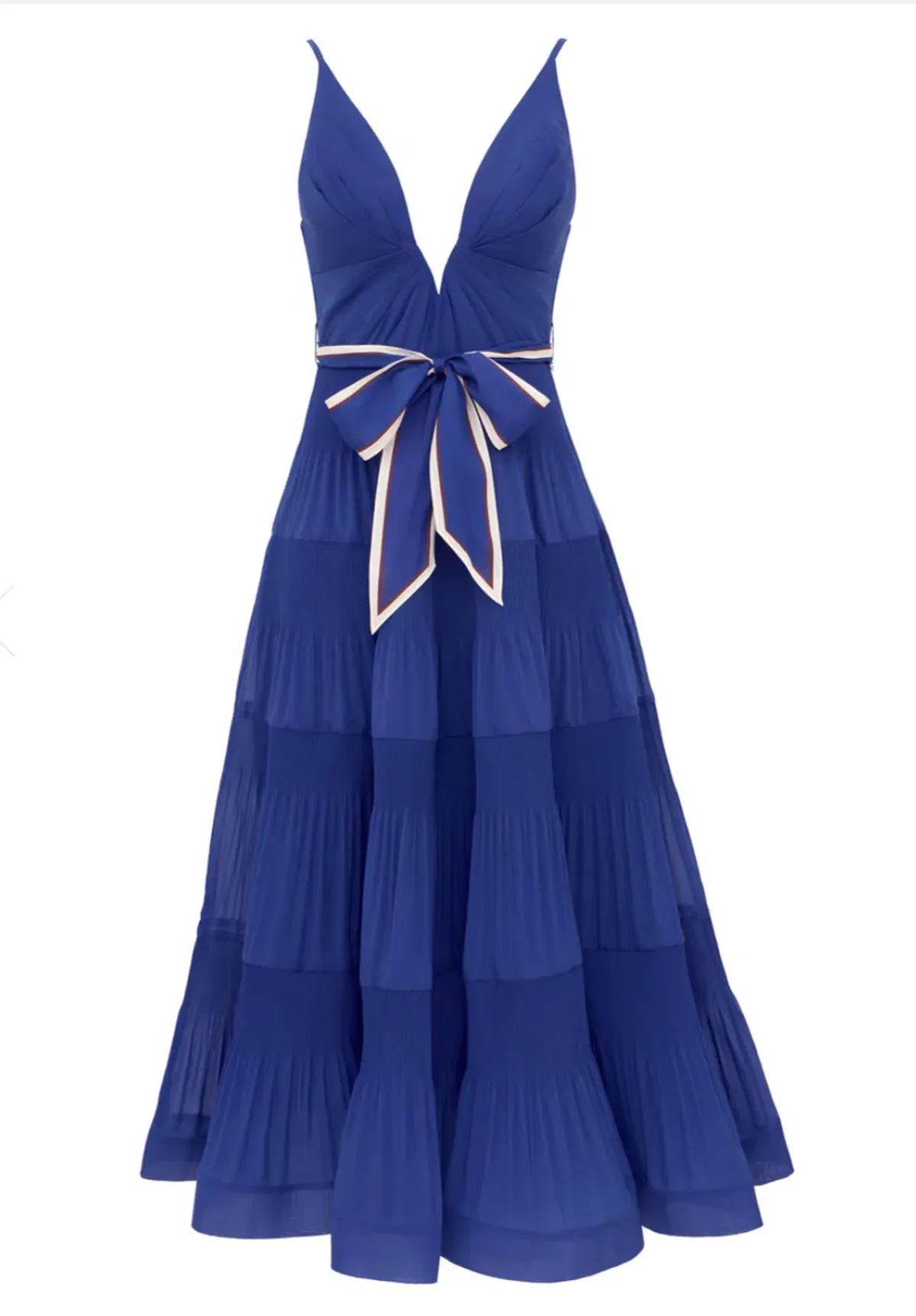 Zimmermann V Neck Pleated Midi - Image 2