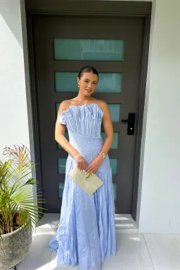 BRAND NEW 🩵 AJE Aquiline Gown – French Blue – Size AU 12 Maxi Dress 🩵 for rent on The Volte - image 7