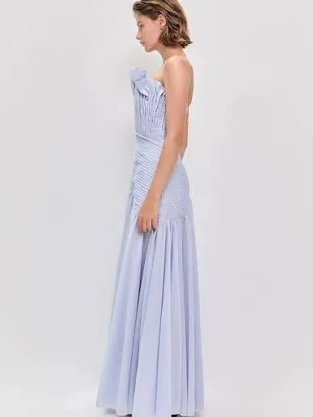 BRAND NEW 🩵 AJE Aquiline Gown – French Blue – Size AU 12 Maxi Dress 🩵 for rent on The Volte - main image