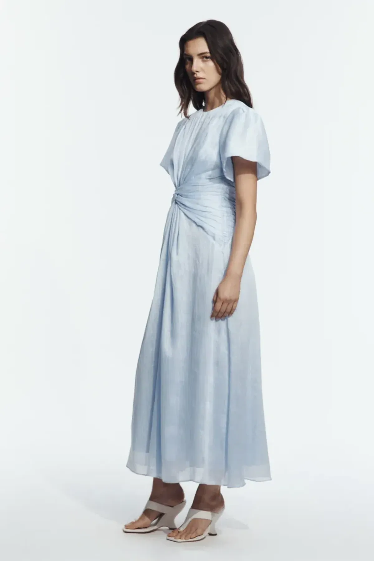 🩵 AJE Movement Midi Dress – Sky Blue – Size AU 8 🩵 - Image 3