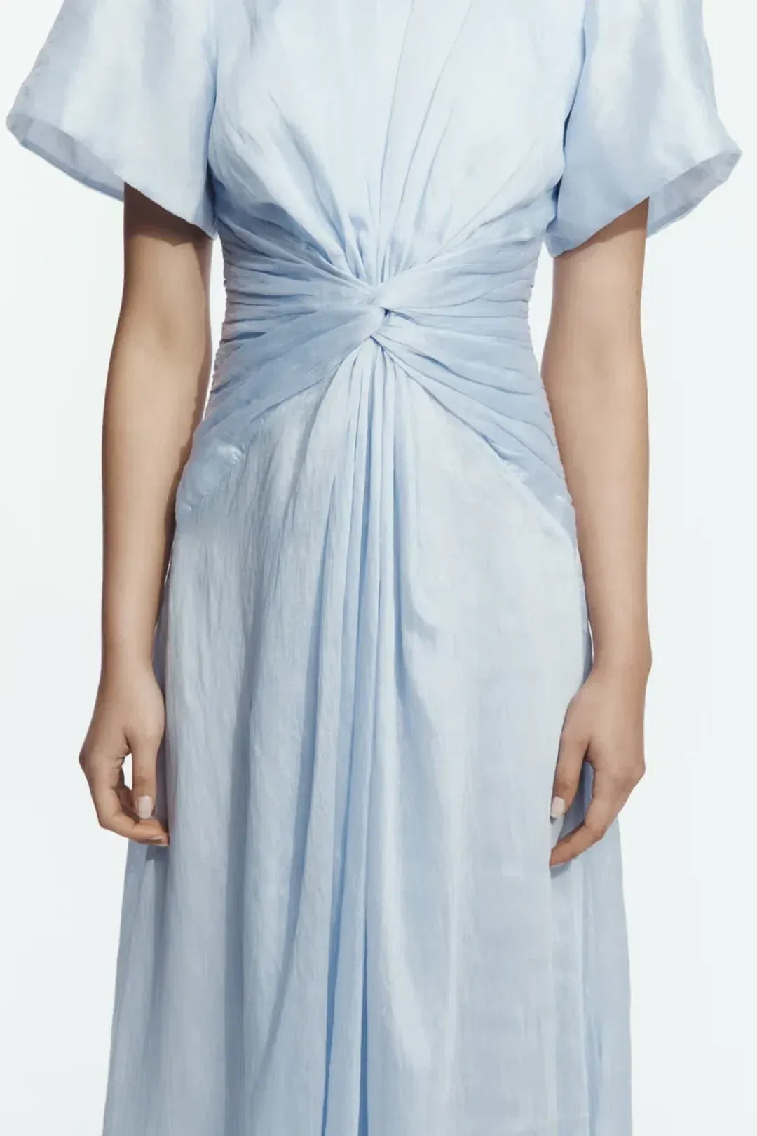 π©΅ AJE Movement Midi Dress β Sky Blue β Size AU 8 π©΅ for rent on The Volte - main image