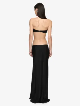 Bec and Bridge Renee Strapless Maxi Dress in Black Size AU 6 for rent on The Volte - image 3