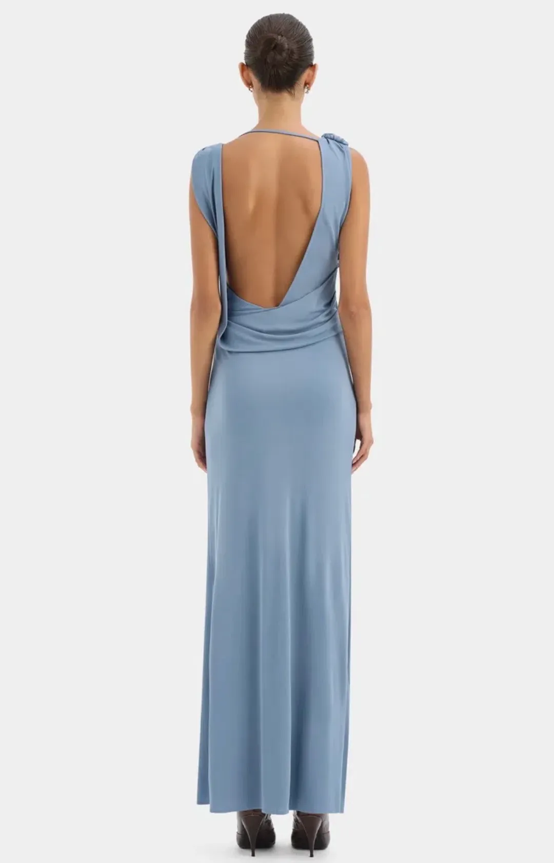 Sir the Label Olenna Twist Low Back Gown size 1 for rent on The Volte - main image