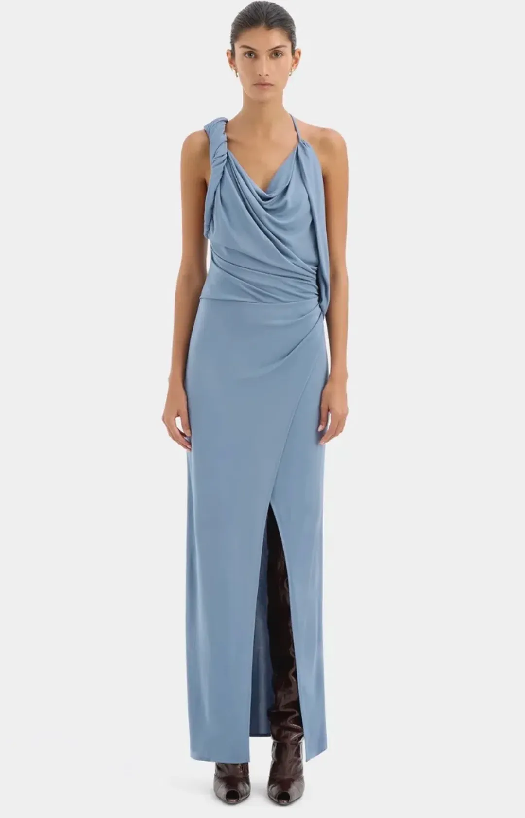 Sir the Label Olenna Twist Low Back Gown size 1 for rent on The Volte - main image