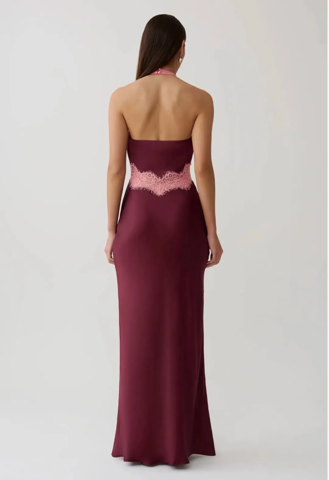 Meshki Louise Maxi Dress size 18 Burgundy for rent on The Volte - main image