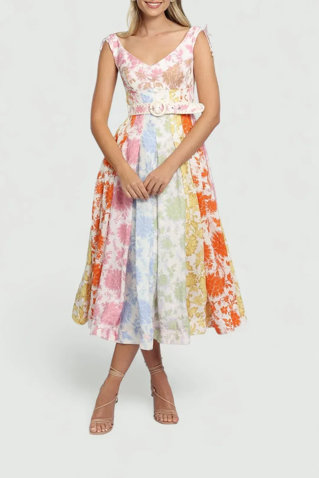 Zimmermann Postcard Spliced Midi Size 1 (AU 10) for rent on The Volte - main image
