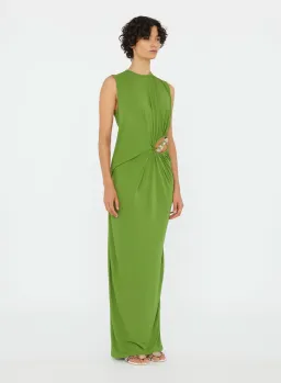 Christopher Esber Cactus Encased Nature Jersey Tank Dress - Size 6 AU for rent on The Volte - image 2