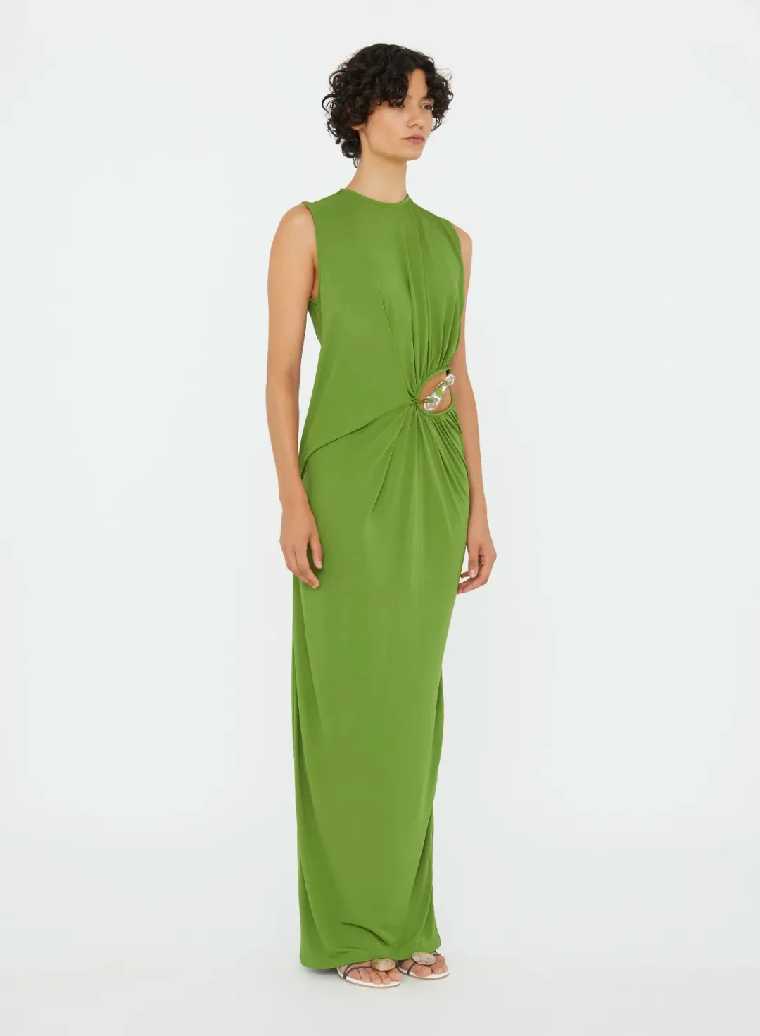 Christopher Esber Cactus Encased Nature Jersey Tank Dress - Size 10 AU for rent on The Volte - main image