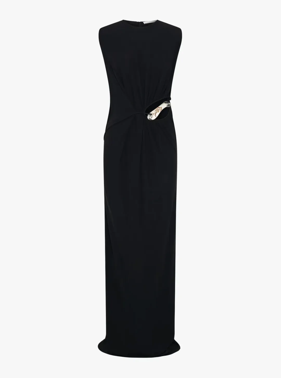 Christopher Esber Black Encased Nature Jersey Tank Dress - Size 10 AU for rent on The Volte - main image