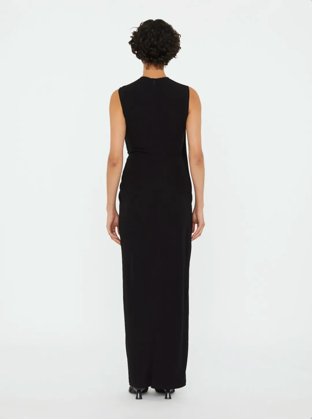Christopher Esber Black Encased Nature Jersey Tank Dress - Size 10 AU for rent on The Volte - main image