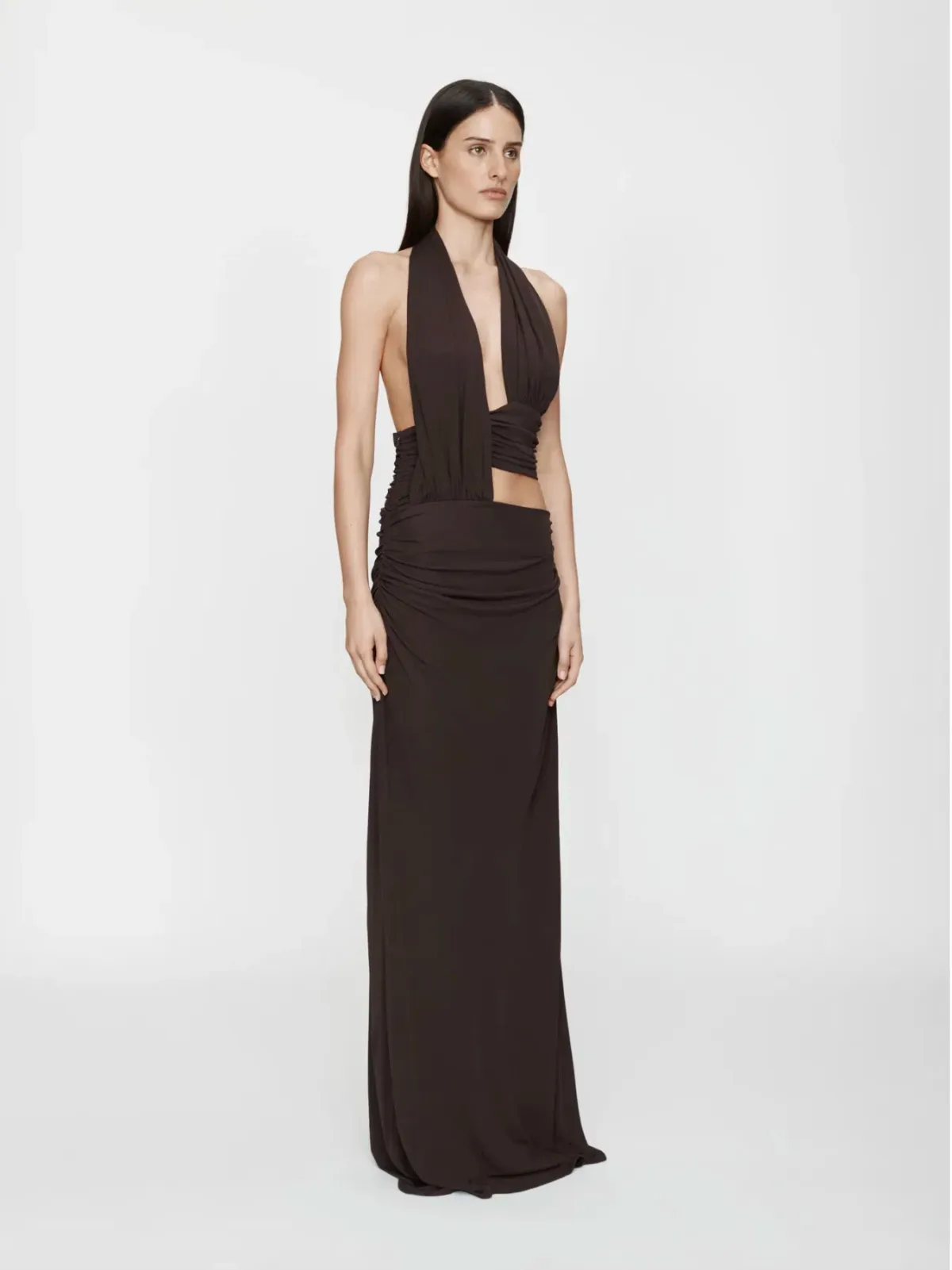 Christopher Esber Draped Cummerbund Jersey Dress - Size 12 AU - Image 2