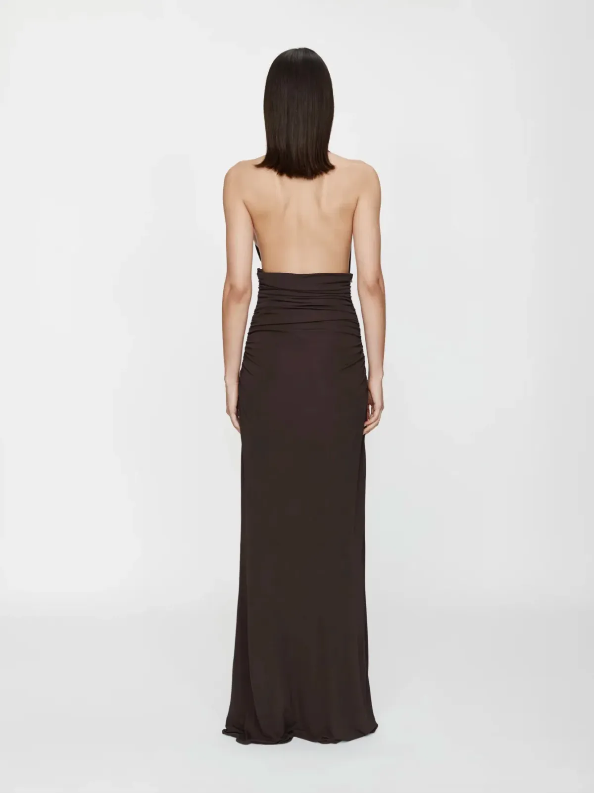 Christopher Esber Draped Cummerbund Jersey Dress - Size 12 AU - Image 3