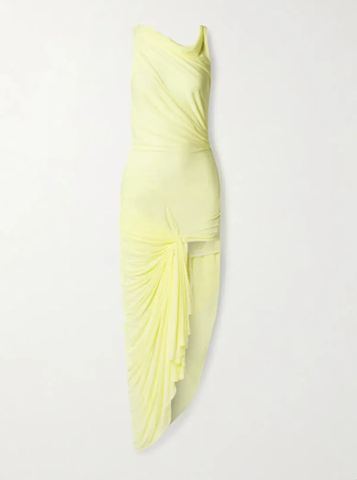 Christopher Esber Melon Galatea Asymmetric Long Dress - Size 10 AU - Image 5