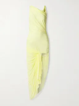 Christopher Esber Melon Galatea Asymmetric Long Dress - Size 10 AU for rent on The Volte - image 5