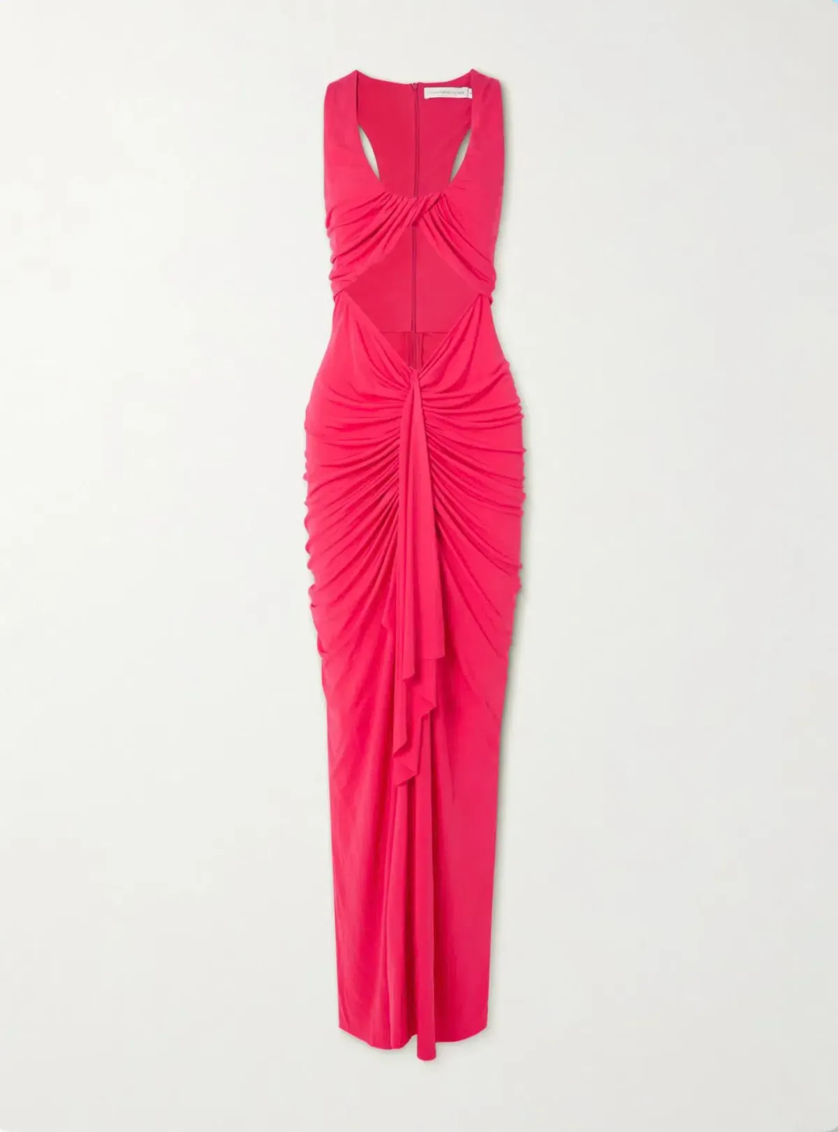 Christopher Esber Raspberry Vivenda Drape Front Dress - Size 10 AU - Image 3