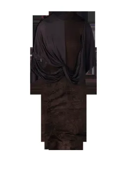 CHRISTOPHER ESBER ESPRESSO OUTLINE COLLISION DRESS - SIZE 14 AU for rent on The Volte - image 5
