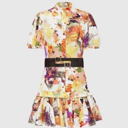 Leo Lin Poise Linen Mini Dress size AU 6 for rent on The Volte - image 5