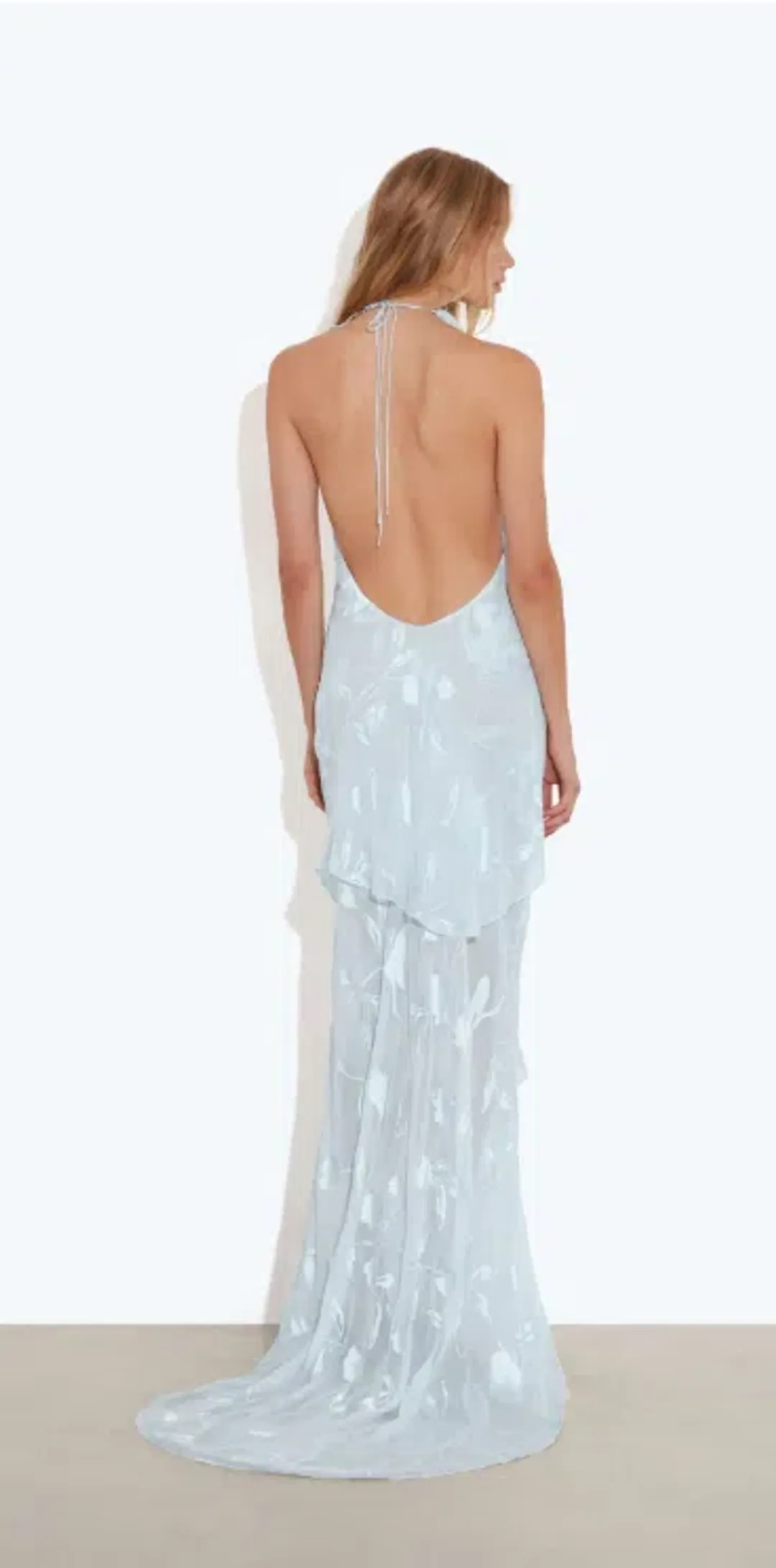 Rat & Boa Julietta Maxi Dress Blue Size L for rent on The Volte - main image