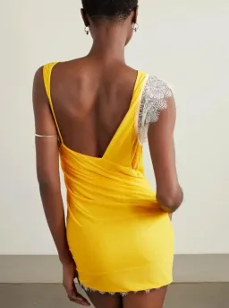 Christopher Esber Mango Galathea Asymmetric Micro Dress - Size 8 AU for rent on The Volte - image 2