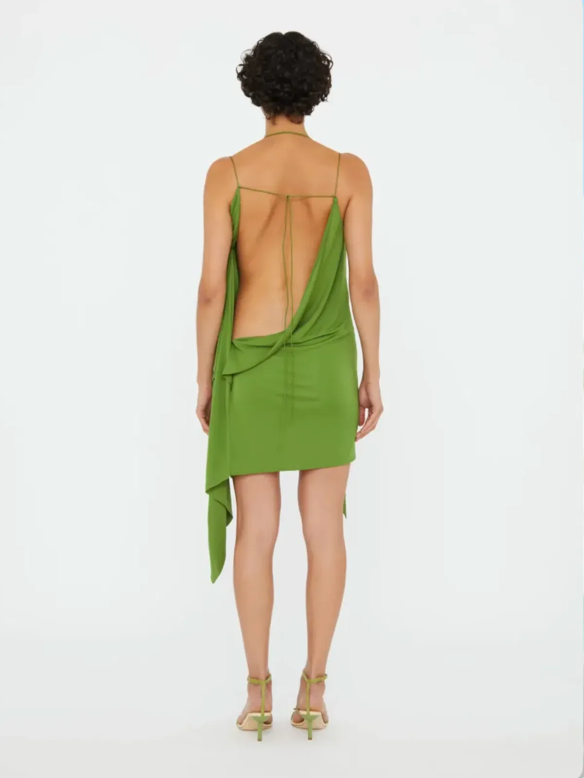 CHRISTOPHER ESBER CACTUS ENCASED NATURE CASCADE MINI DRESS - SIZE 10 AU - Image 3