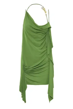 CHRISTOPHER ESBER CACTUS ENCASED NATURE CASCADE MINI DRESS - SIZE 10 AU for rent on The Volte - image 5