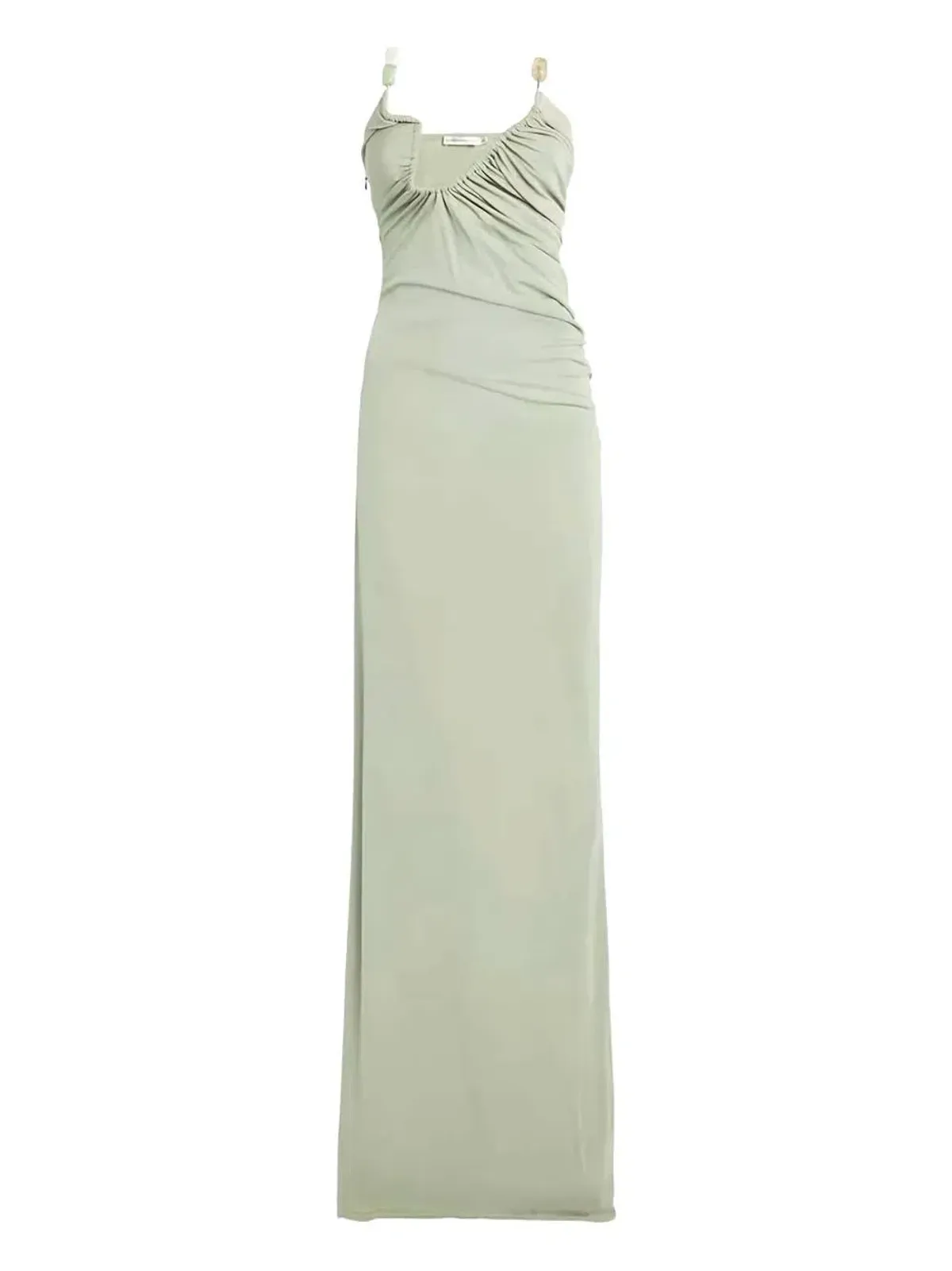 CHRISTOPHER ESBER SAGE ODESSA ARCED STRAPLESS GOWN - SIZE 8 AU - Image 5