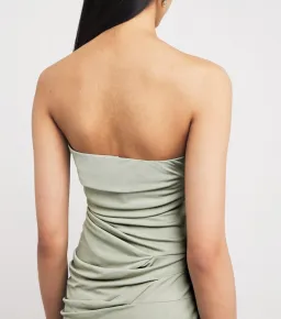 CHRISTOPHER ESBER SAGE ODESSA ARCED STRAPLESS GOWN - SIZE 8 AU for rent on The Volte - image 4