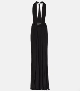 CHRISTOPHER ESBER BLACK TRAPEZE GOWN - SIZE 10 AU for rent on The Volte - image 6