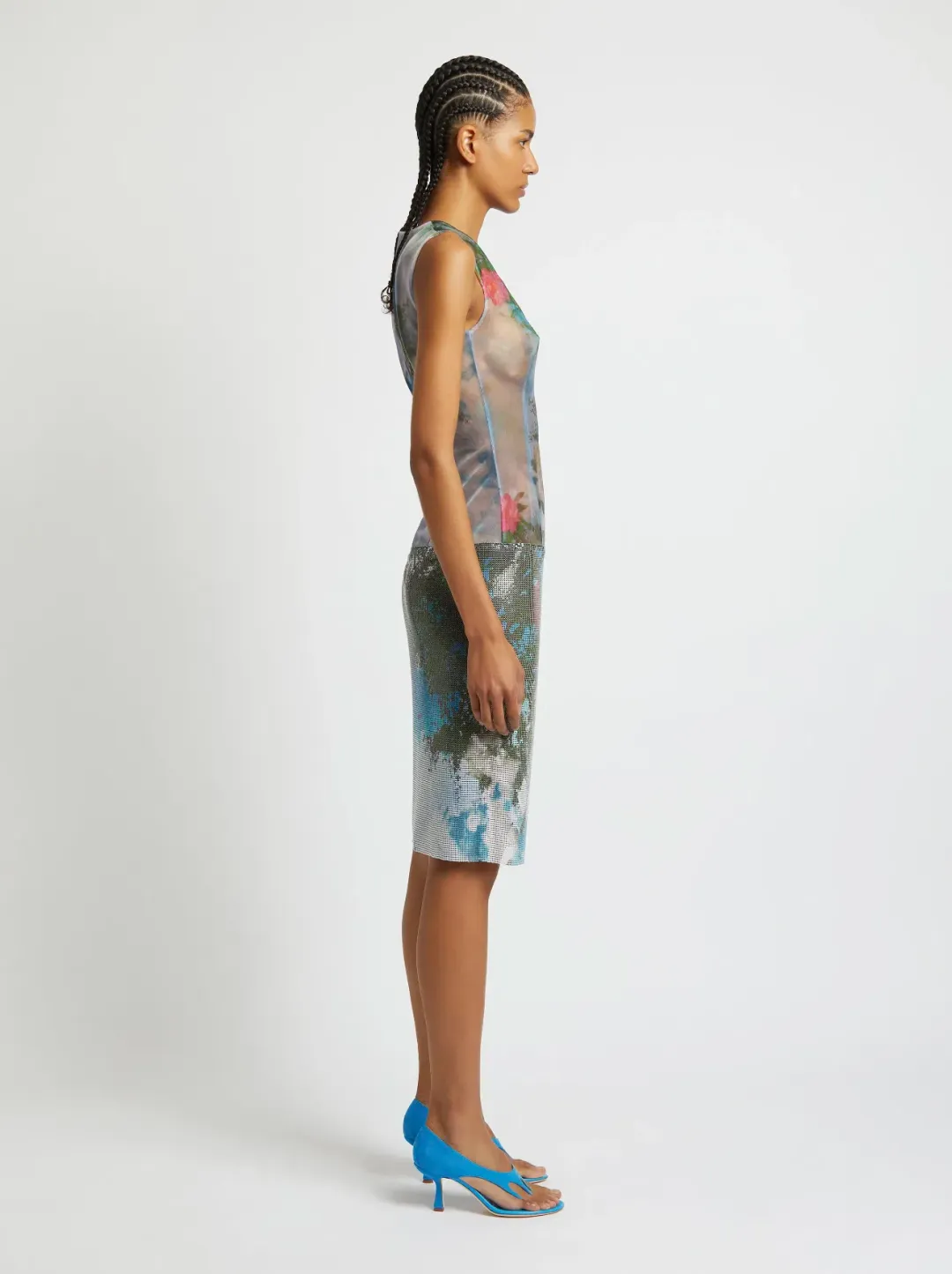 Christopher Esber Lucid Garden Print Lucid Viva Dress - Size 8 AU for rent on The Volte - main image