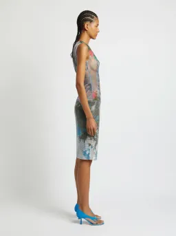 Christopher Esber Lucid Garden Print Lucid Viva Dress - Size 8 AU for rent on The Volte - image 4