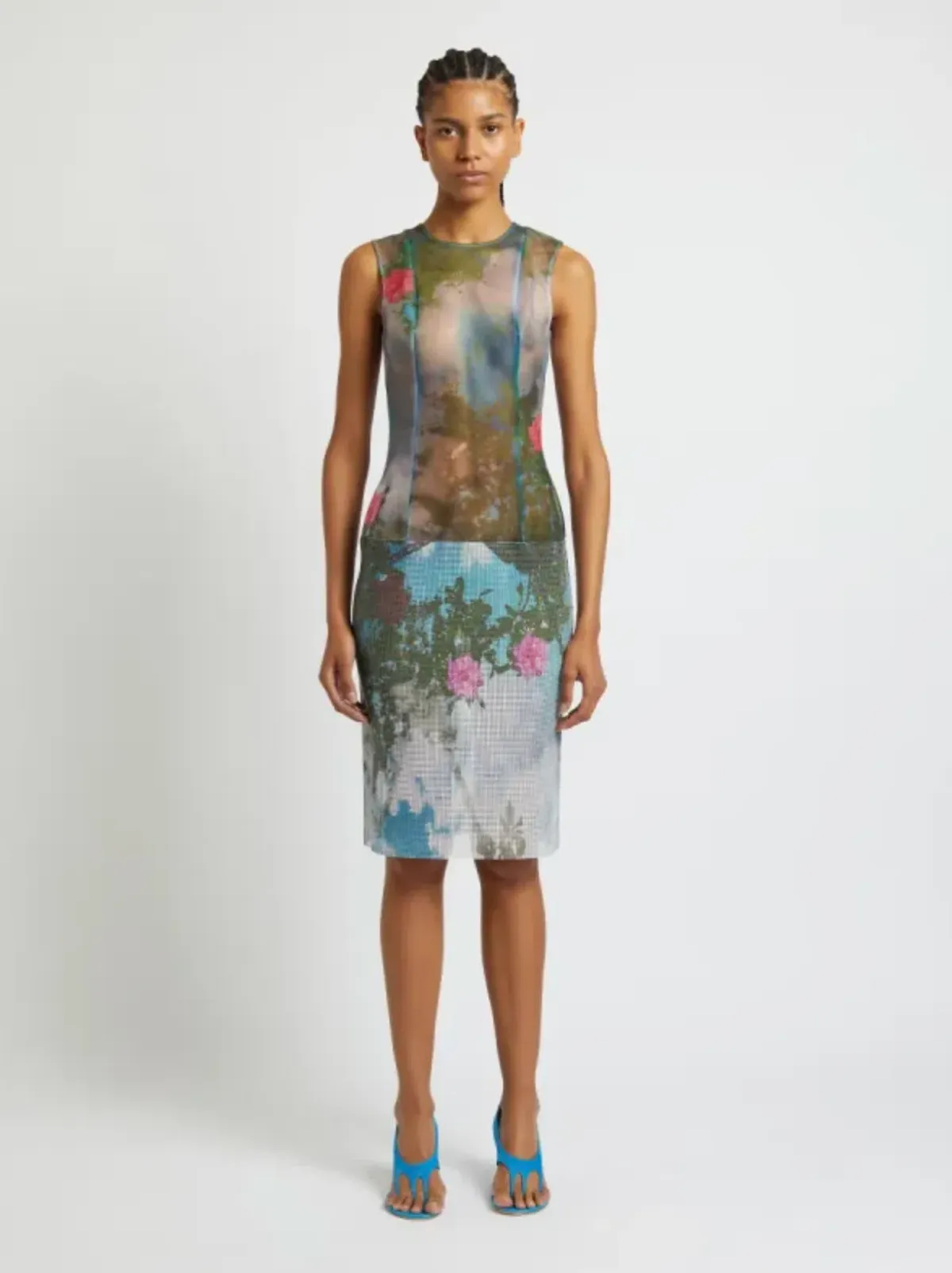 Christopher Esber Lucid Garden Print Lucid Viva Dress - Size 8 AU for rent on The Volte - main image