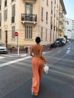 Arcina Ori Santina Dress in Tangerine Size XS / AU 6 for rent on The Volte - image 2